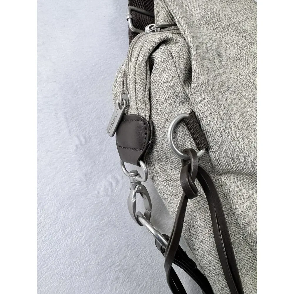Lässig Green Label Neckline Diaper Bag Eco-Friendly Shoulder Tote Gray